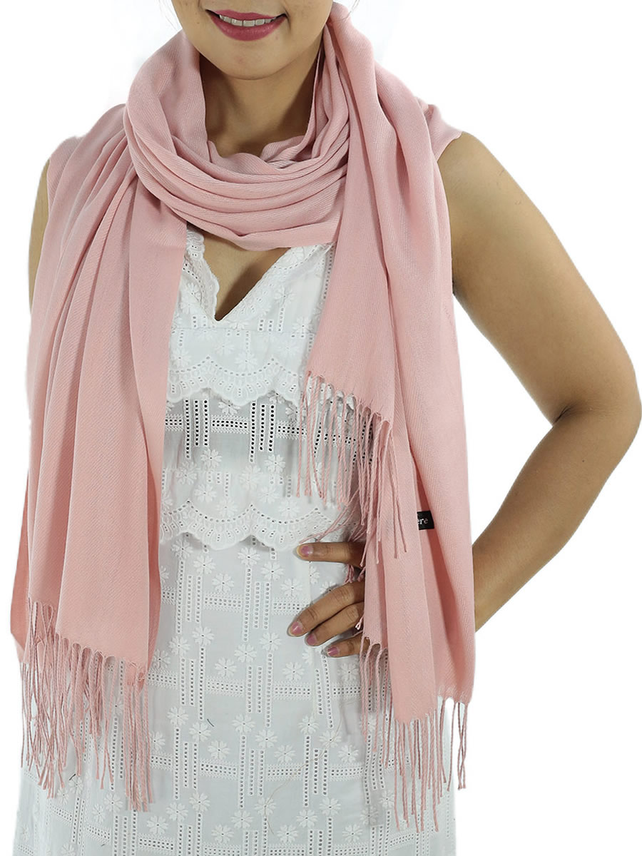 Cashmere Scarf, Black: image 2