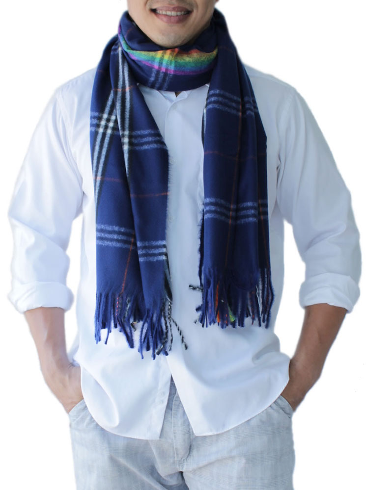 Men's Blue Scarf: image 1