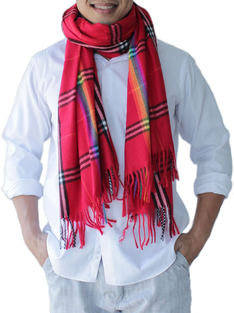 Mens Scarf, Blue