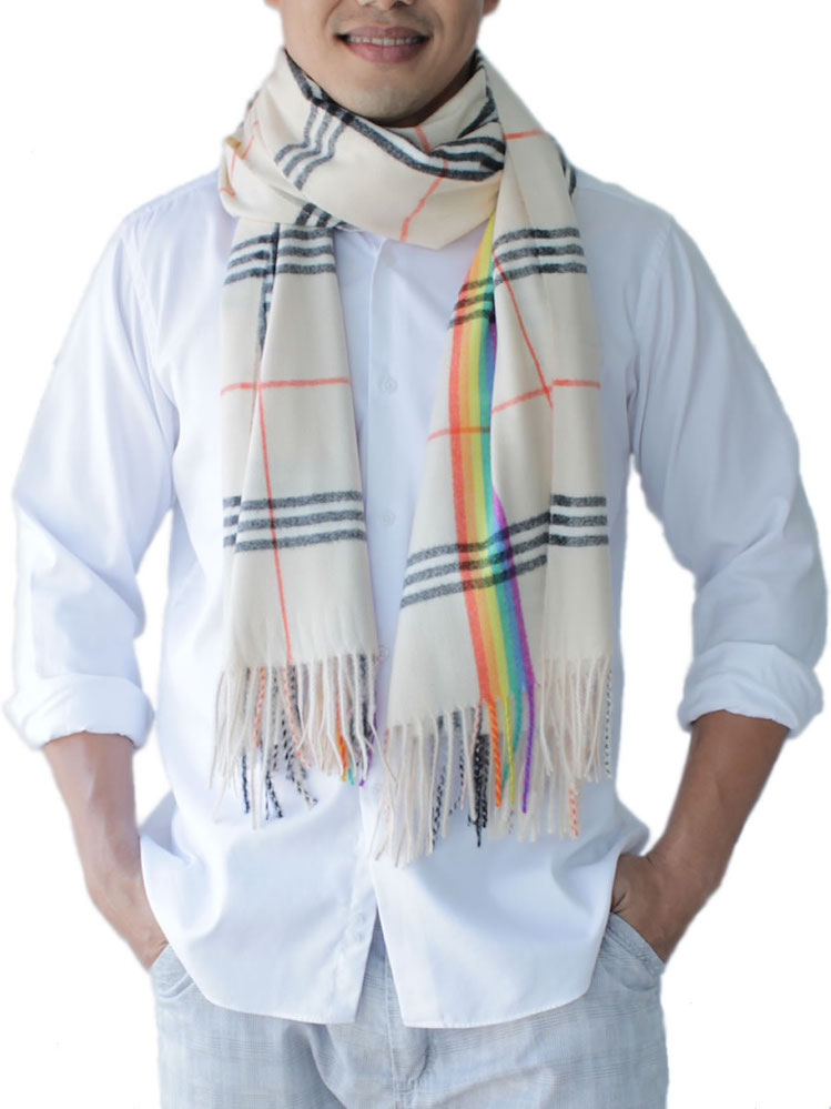 Mens Scarf, Blue