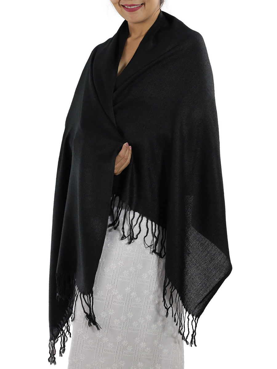 Black Pashmina