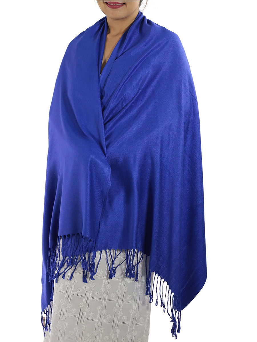 Blue Pashmina