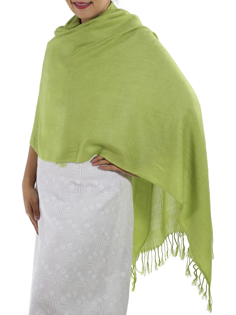 Green Pashmina