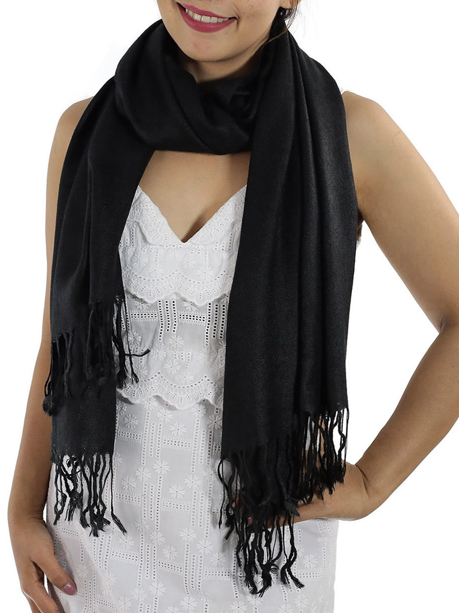 Pashmina Scarf, Light Blue