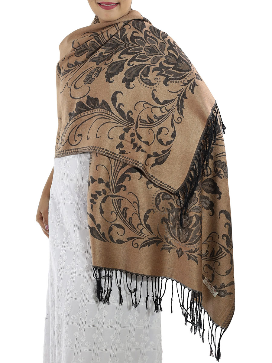 Pashmina Scarf, Light Blue: image 15