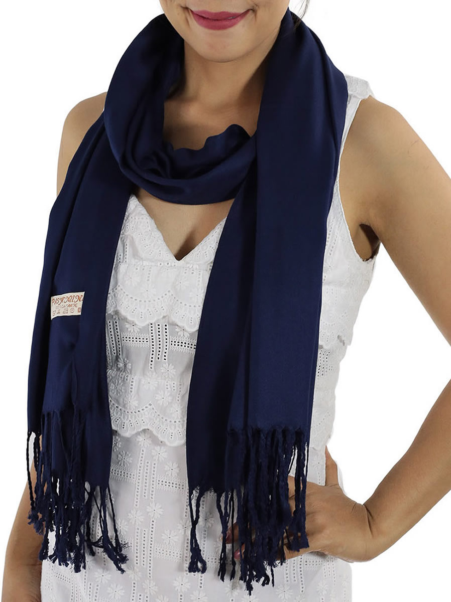 Pashmina Scarf, Light Blue: image 18