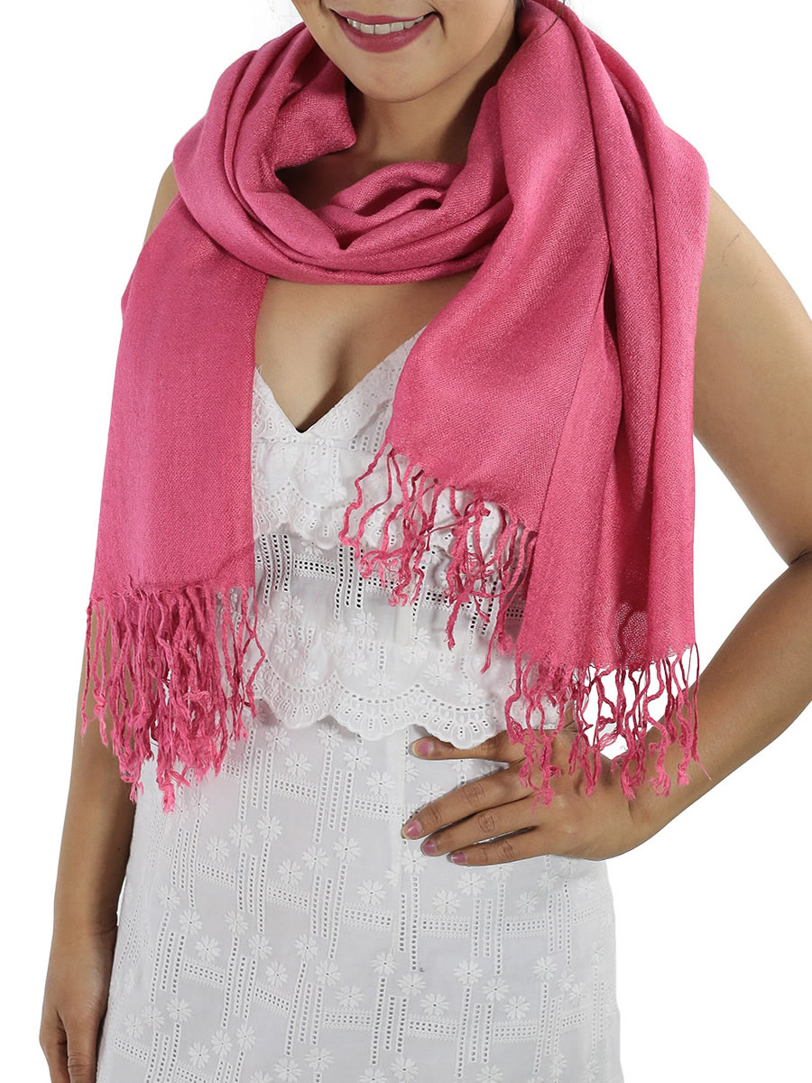 Pashmina Scarf, Light Blue: image 20
