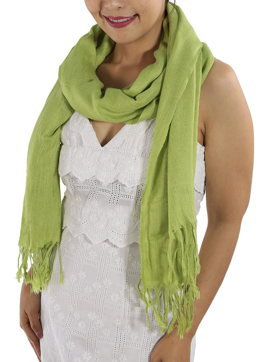 Pashmina Scarf, Light Blue: image 22