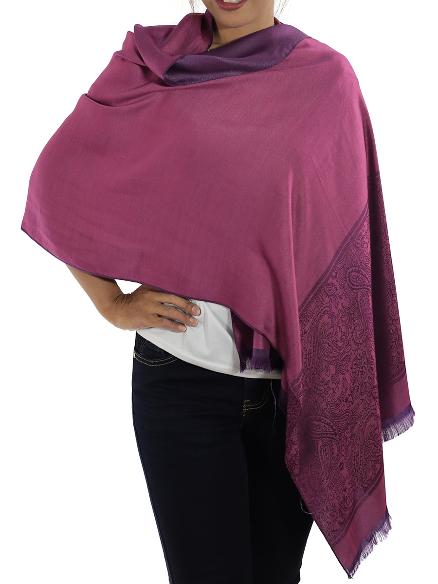 Purple Silk Shawl: image 1