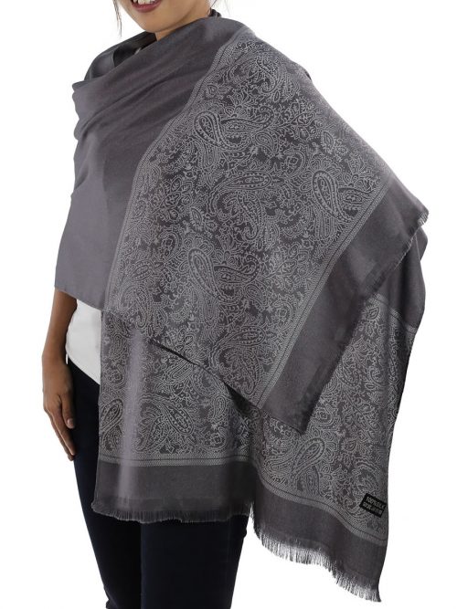 Silk Shawl, Blue
